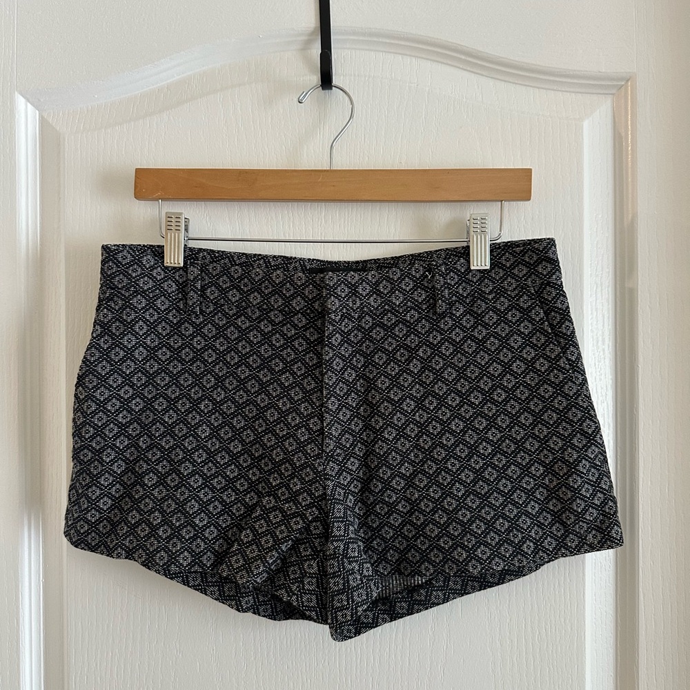 [Banana Republic] Black Argyle Shorts